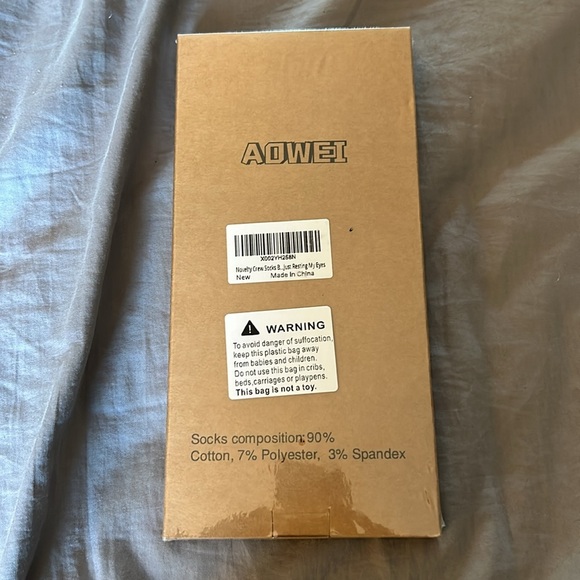 NWT Novelty Socks “I’m not sleeping I’m just resting my eyes” - Picture 4 of 5